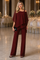 Ensemble "Bianca" – Épaules dénudées & pantalon long