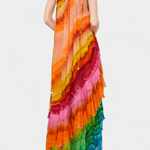 Robe Licou "Wilma" – Volants Tie-Dye