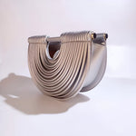 Handtas "Annemarie" – Metallic Halve Maan