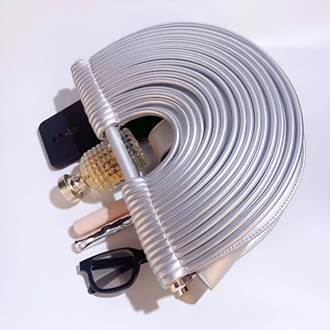Handtas "Annemarie" – Metallic Halve Maan