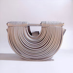 Handtas "Annemarie" – Metallic Halve Maan