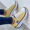 Sneakers "Pia" – Plateau met Sterpatch