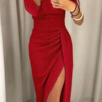 Off-Shoulder Kleed "Henriette" – Chic met Split