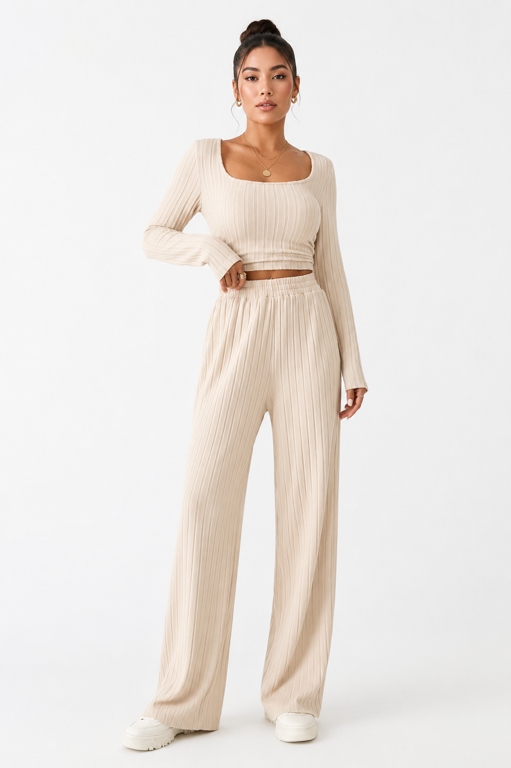 Duo-Set "Andiara" – Top & Wijde Broek