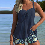 Tankini "Annika" – Deux pièces rayé