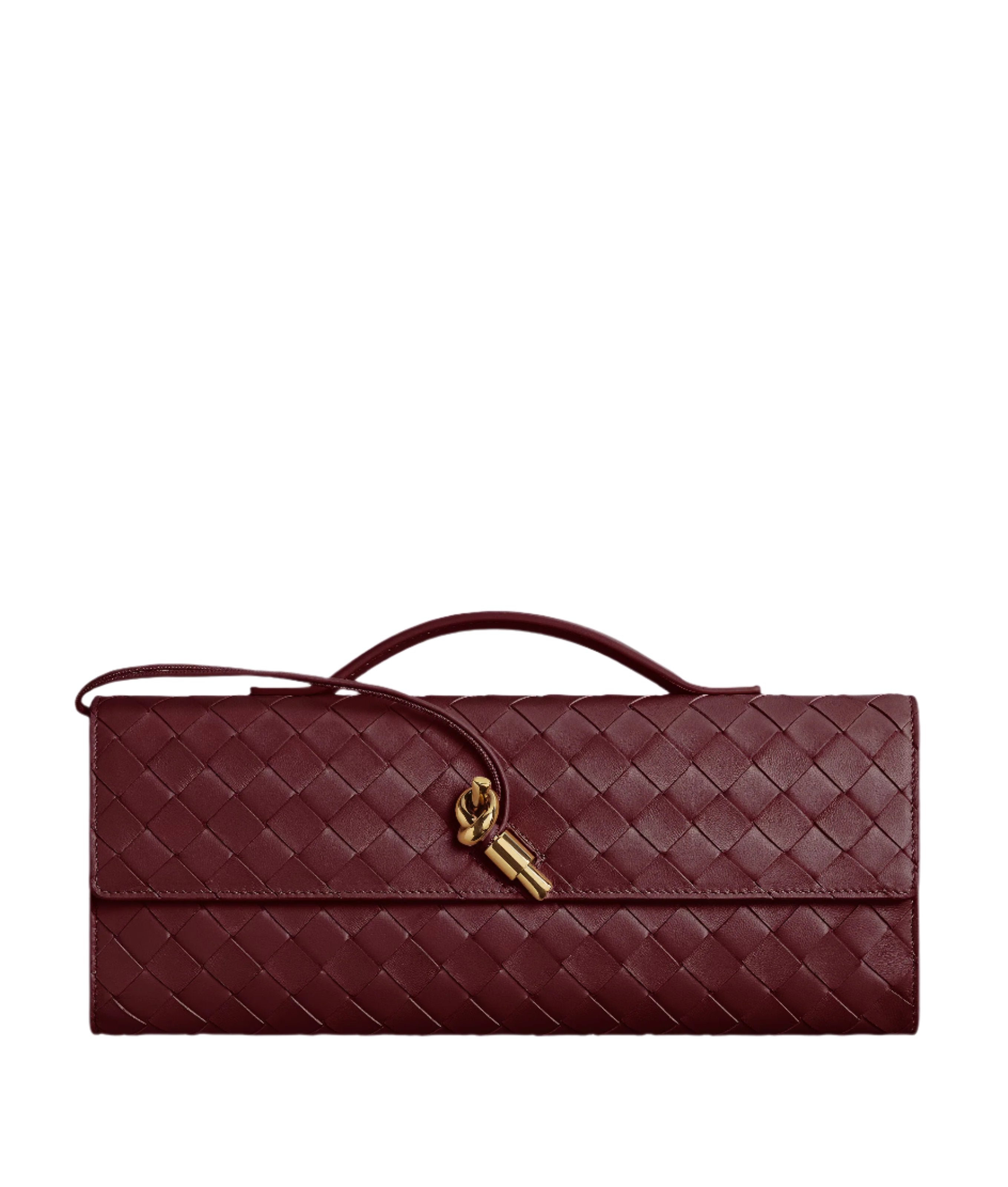 Sac à main "Annika" – Cuir à fermoir nœud métallique