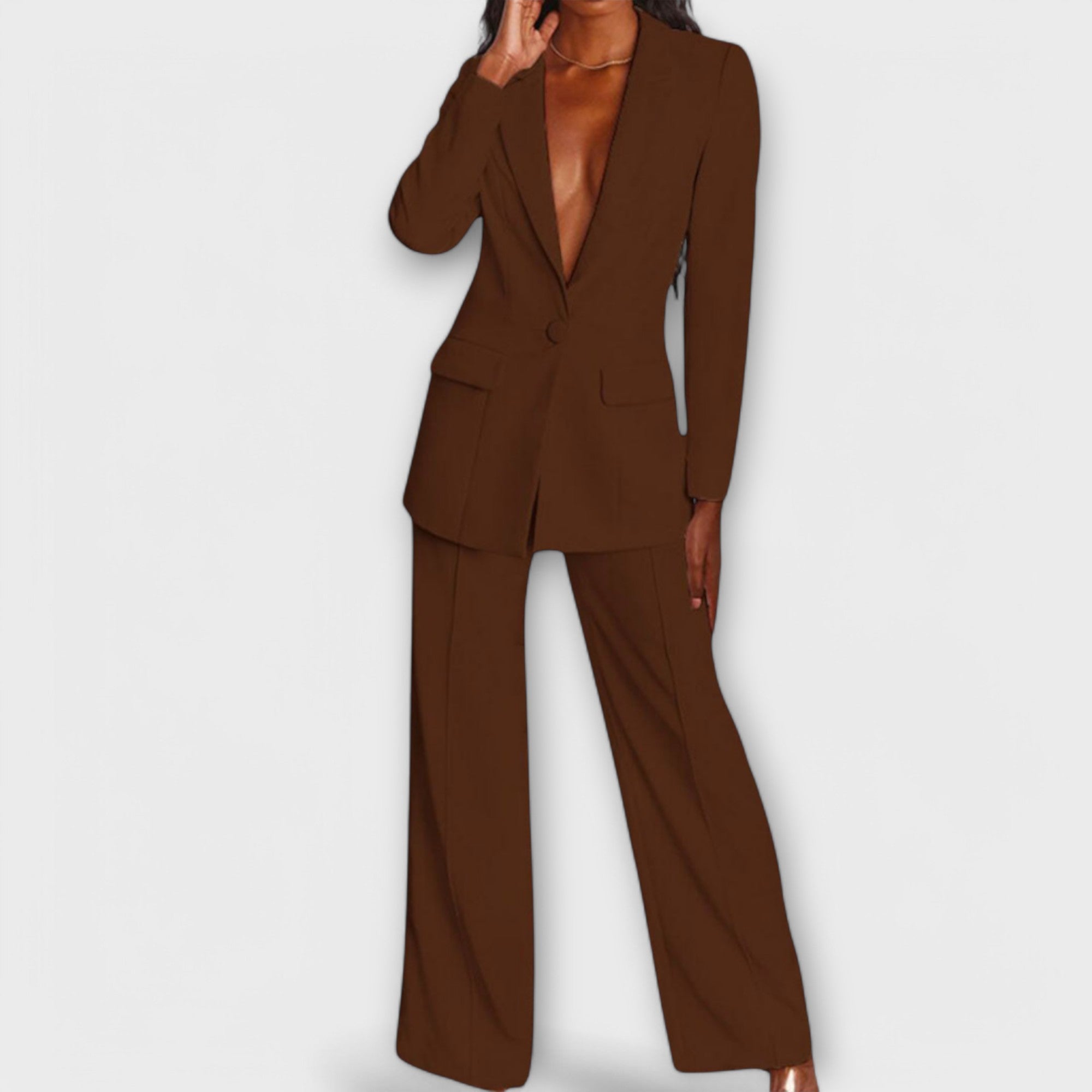 Tailleur "Fernanda" – Blazer & pantalon droit