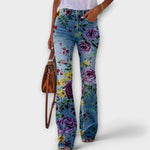 Pantalon "Laura" – Imprimé fleuri