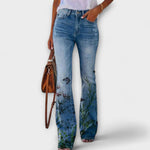 Pantalon "Laura" – Imprimé fleuri