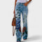 Broek met Bloemenprint "Laura"