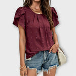 Blouse "Laura" – Plumetis Stippen