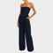 Strapless Jumpsuit "Laura" – Donkerblauw