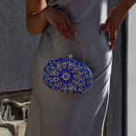 Clutch "Susanne" – Strass met Knoopdetail