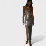 Pailletten Avondkleed "Sparkle Silver" – Zilver