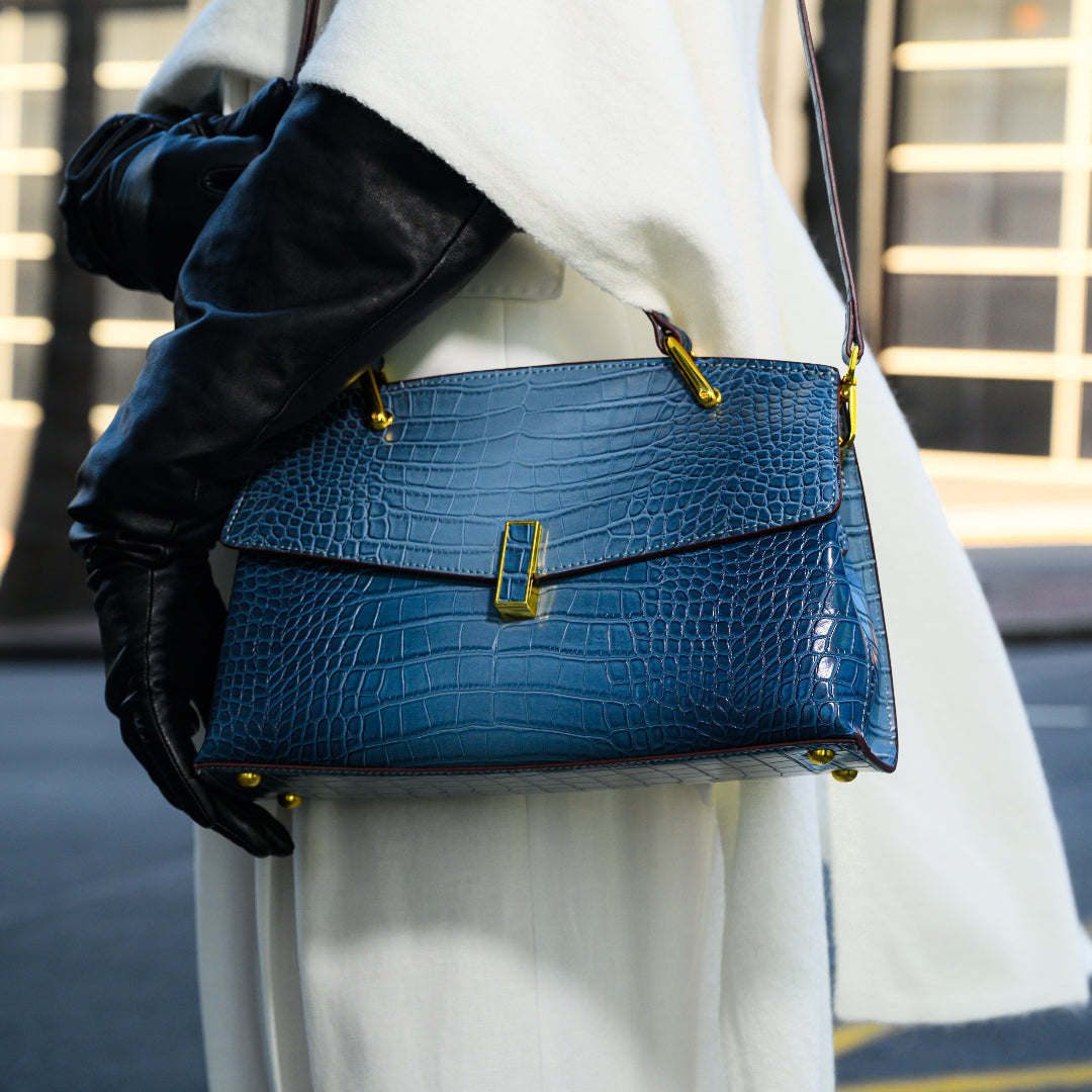 Cabas "Nina" – Effet croco