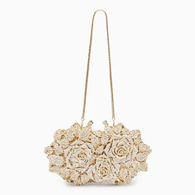 Clutch "Lea Spark" – Strass met Knoop