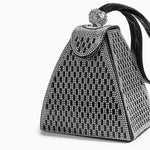 Handtas "Greta" – Strass in Zilver & Goud