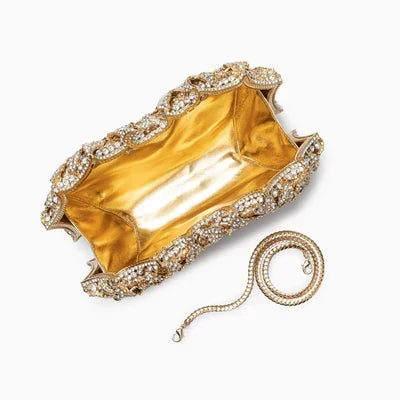 Clutch "Lea Spark" – Strass met Knoop