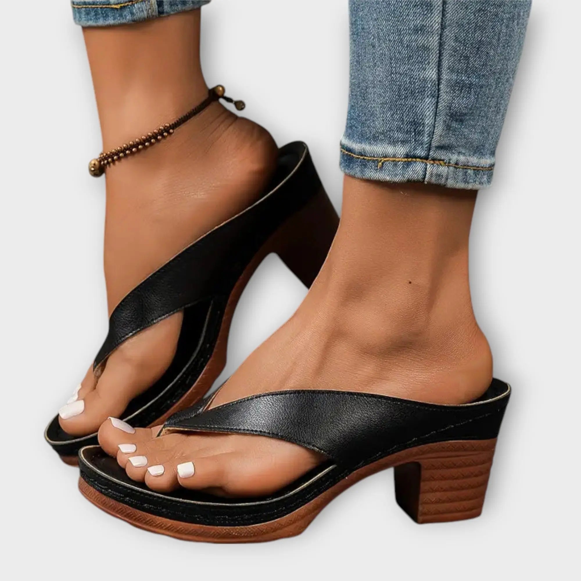 Sandales à talon "Leni" – Confort élégant