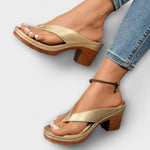 Sandalen met Hak "Leni" – Comfortabel Elegant