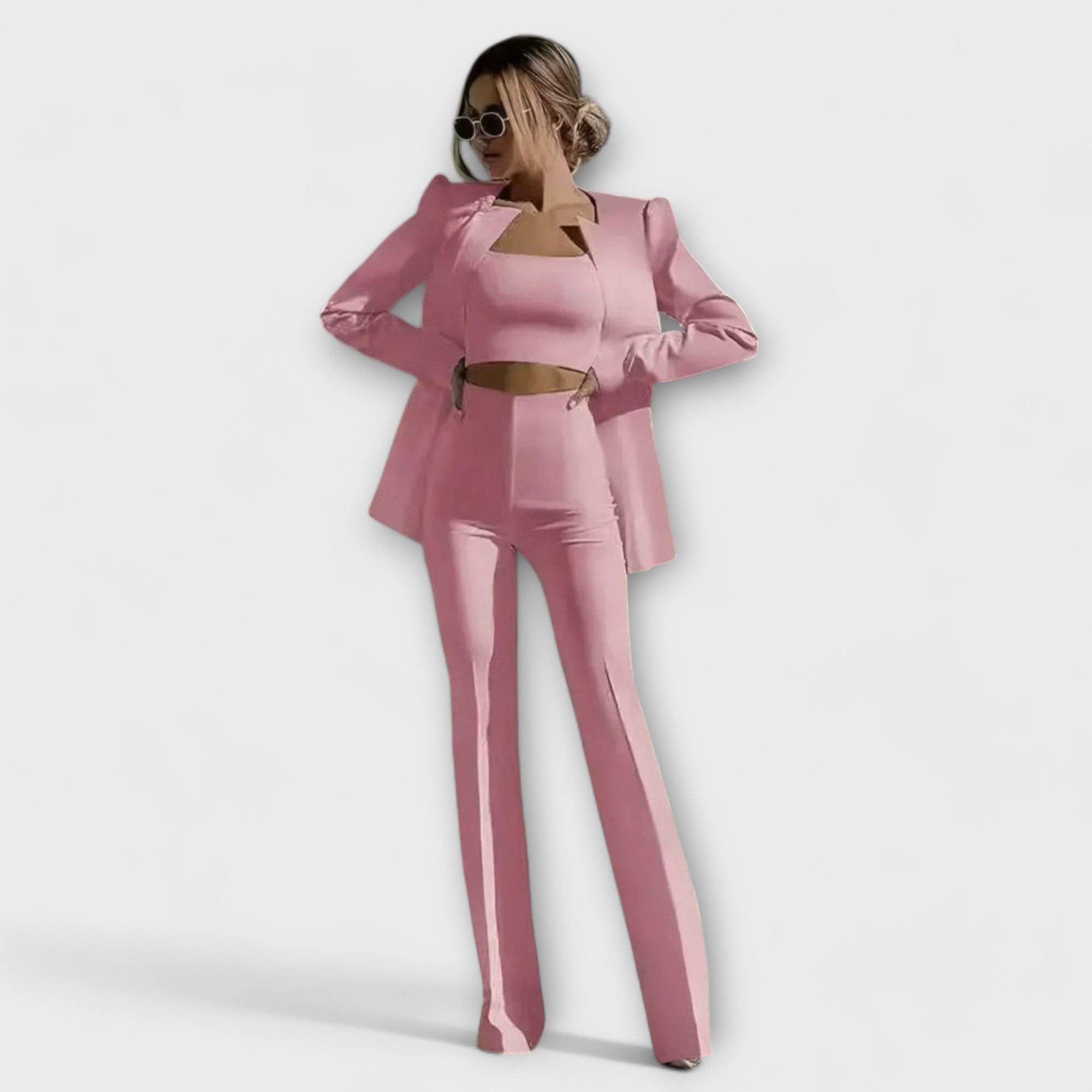 Driedelige Set "Selina" – Blazer, Blouse & Broek