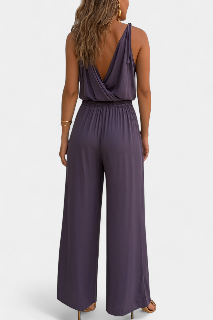 Combinaison "Theresa" – Lilas aux détails dorés
