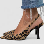 Pumps "Liorina" – Kaki Luipaardprint
