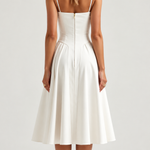 Robe midi "Martha" – Corsage structuré