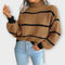 Pull Rayé "Chavala" – Col Montant