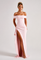 Robe longue épaules dénudées "Svenja" – Fendue