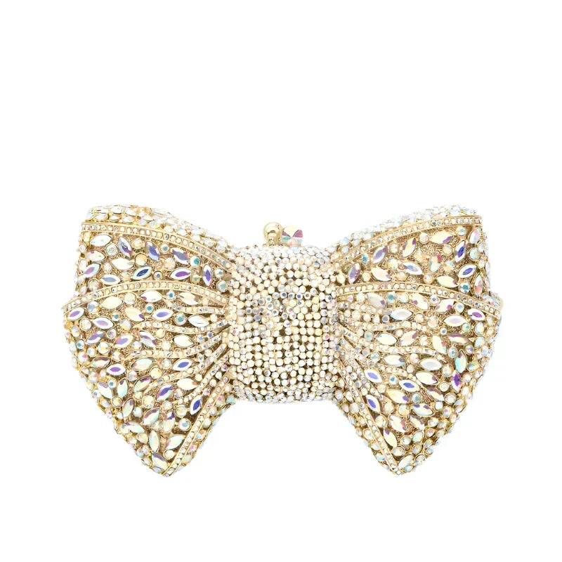 Clutch "Emmi" – Strass met Strik