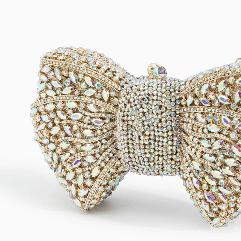 Clutch "Emmi" – Strass met Strik