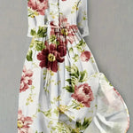 Bloemenkleed "Christa" – Korte Mouwen