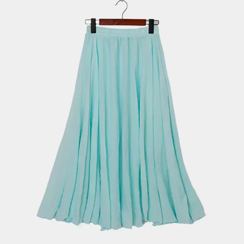 Jupe longue taille haute – Élégante