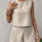 Set "Gabriele" – Mouwloze Top & Short