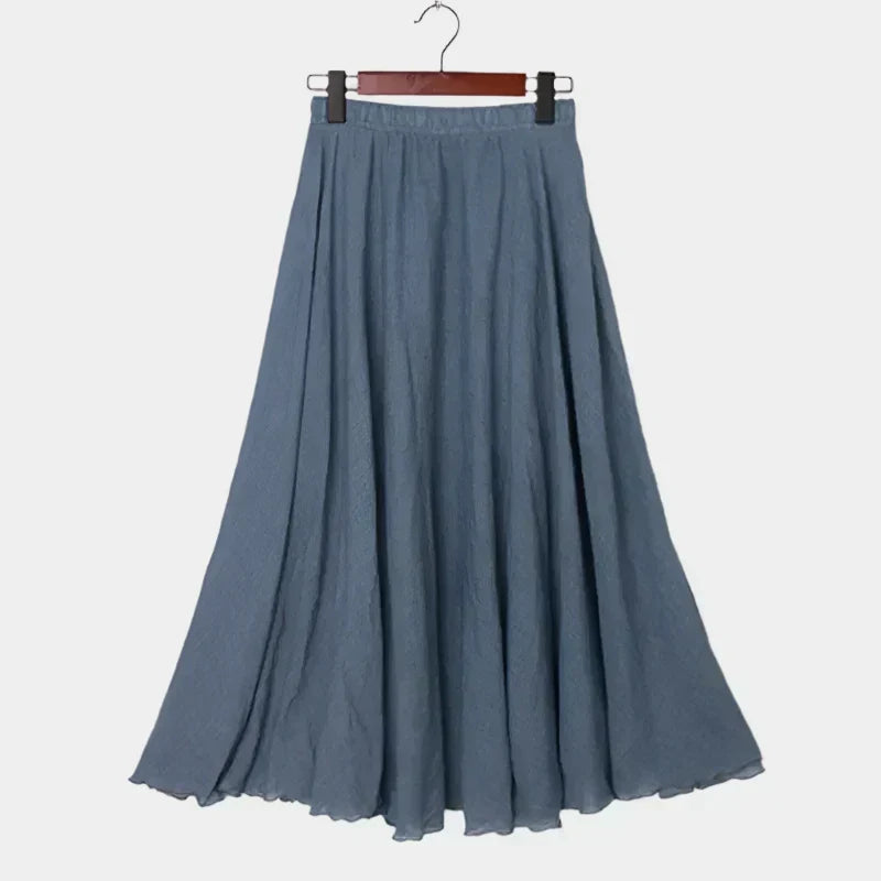 Jupe longue taille haute – Élégante