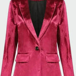 Manteau raffiné – Texture velours