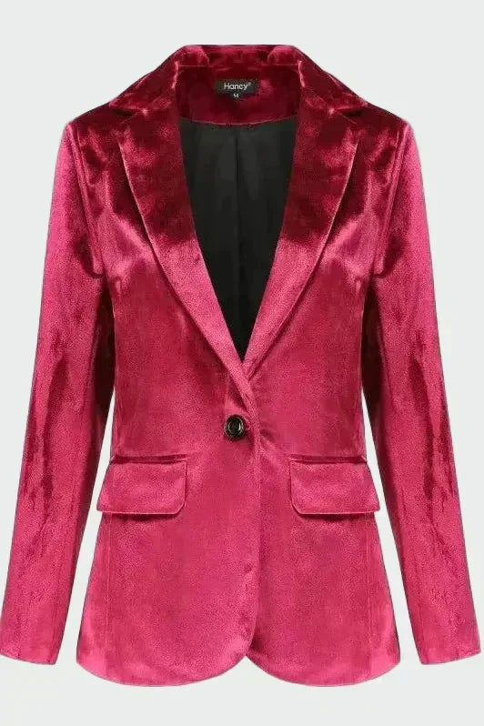 Manteau raffiné – Texture velours