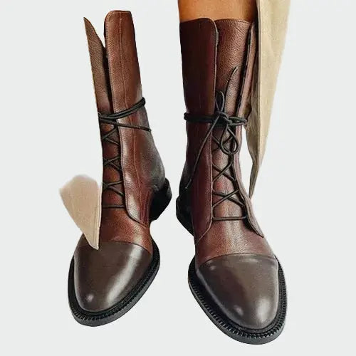 Veterschoenen – Mat & Glanzend Leer