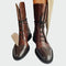 Chaussures à lacets – Cuir mat & brillant