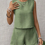 Set "Gabriele" – Mouwloze Top & Short