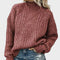 Pull "Susanne" – Grosse Maille à Col Montant