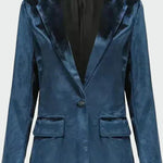 Manteau raffiné – Texture velours