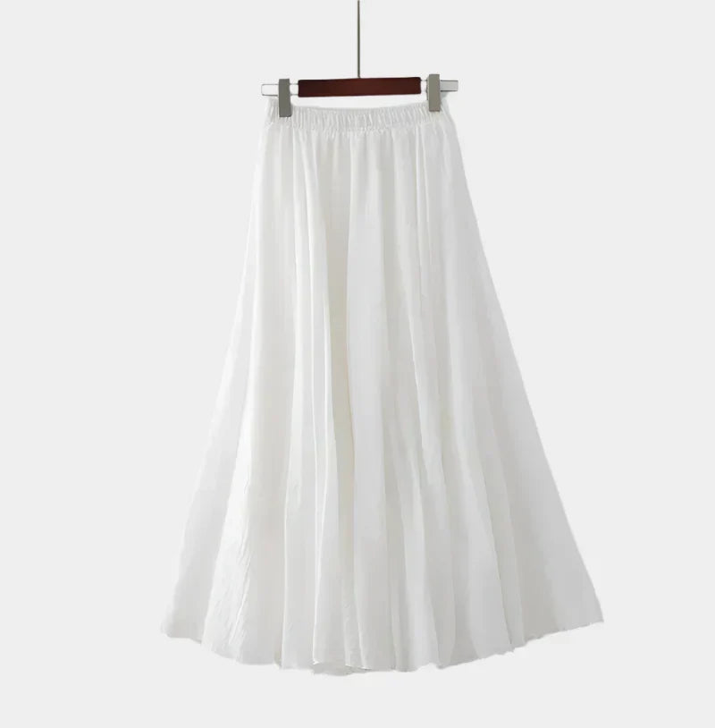 Jupe longue taille haute – Élégante