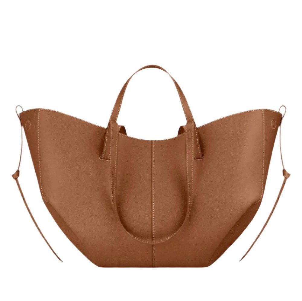 Sac à main en cuir "Leonie" – Spacieux avec compartiment laptop