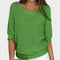 Pull "Silke" – Maille à manches trois-quarts