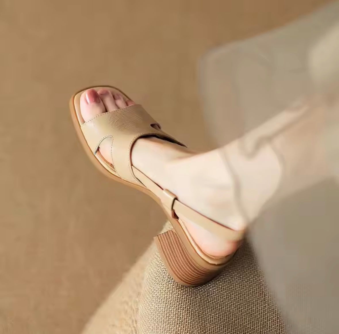 Orthopedische Sandalen "Verena" – Retro Blokhak
