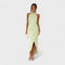 Robe longue "Amelie" – Drapée à col dos-nu