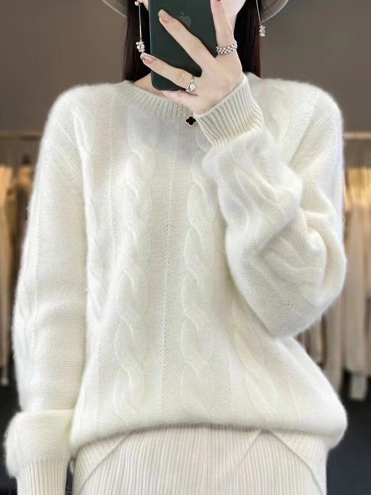 Pull en Maille "Angelika" – Classique & Chaud