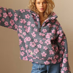 Pull Sherpa "Magdalena" – Fleurs Bohème